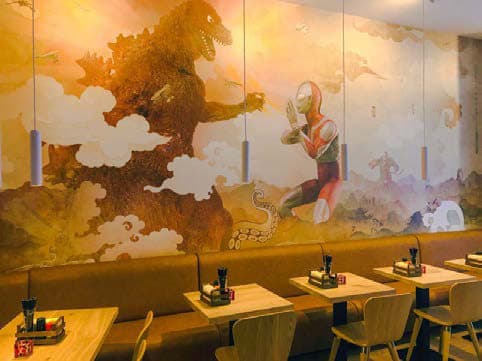 Street art muurschildering uit het BrandX atelier